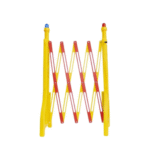 2.5 Meter Reflective Expandable Plastic Barrier with Water Fillable Base - Yellow