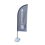 Curved Top Flag Customizable Advertising Banner