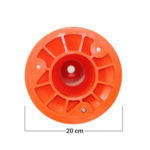 Delineator 100CM Orange AHSL-12211 UB R Unbreakable with Reflective Stripes