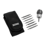 Proto J9325 17-Piece Ratcheting Stubby Screwdriver Set with Pouch