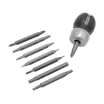 Proto J9325 17-Piece Ratcheting Stubby Screwdriver Set with Pouch