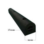 Wall Fender D Type Rubber Wall Protector 900x100x100 (4)