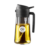 2-in-1 Olive Oil Dispenser and Sprayer for Controlled Cooking