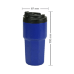 473ml Double Wall Stainless Steel Tumbler with Flip-Top Lid