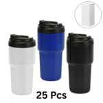 473ml Double Wall Stainless Steel Tumbler with Flip-Top Lid