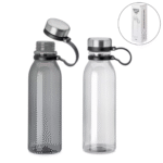 800ml rPET Water Bottle | Eco-Friendly Transparent Flask with Premium SS Lid & Carry Handle