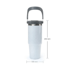 900ml Double Wall Stainless Steel Tumbler with Ergonomic Handle