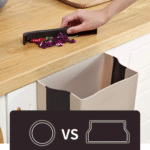 Wall Mounted Folding Waste Bin