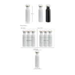 600ml Double Wall Stainless Steel Bamboo Flask