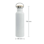 600ml Double Wall Stainless Steel Bamboo Flask