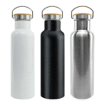600ml Double Wall Stainless Steel Bamboo Flask