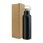 600ml Double Wall Stainless Steel Bamboo Flask
