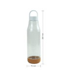 720ml rPET Bottle with Cork Base | Eco-Friendly Promotional Drinkware with Carry Handle