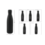 Premium Soft Touch Matt Cola Bottle – 500 ml Double Wall Stainless Steel