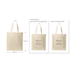 Promotional Cotton Shopping Bag with Long Handles