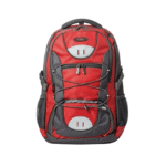 City Red & Grey Backpack with Bold, Durable Style