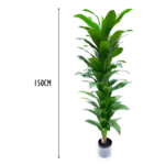 4 Pieces Artificial Green Dracaena Tower (150 cm)