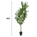 4 Pieces Artificial Olive Tree (180 cm)