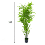 6 Pieces Artificial Bamboo Tree Set (150 cm)