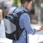 Anti-theft Business Backpack with USB Charging & Waterproof Fabric