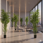 Artificial Bamboo Tree Set (120 cm) Set Of 6 Pieces