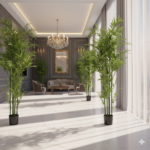 Artificial Bamboo Tree Set (150 cm) Set Of 6 Pieces