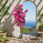 Artificial Bougainvillea Simulation Tree (150 cm) Set of 4
