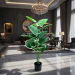 Artificial Caladium Tree Set Of 8