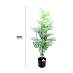 Artificial Caladium Tree Set Of - 8 Pieces