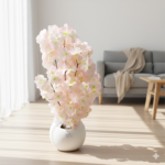 Using the attached photo  Create a professional product image of an artificial palm tree in a luxury hotel lobby with marble flooring, soft warm lighting, elegant background, realistic shadows, high resolution, commercial photography style.