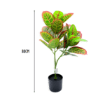 Artificial Croton Plant Set Of 6 Pieces