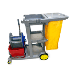 Professional Janitor Trolley with Mop Wringer