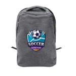 Promotional Backpack in Sophisticated Grey Polyester