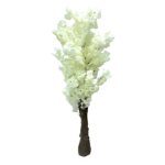 Set of 4 Artificial Cream Blossom Simulation Tree (200 cm)
