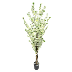 Set of 4 Artificial White Cherry Blossom Tree (180 cm)