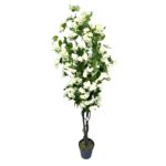 Set of 4 Artificial White Jasmine Simulation Tree (180 cm)