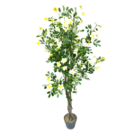 Set of 4 Artificial Yellow Plum Blossom Simulation Tree (150 cm)