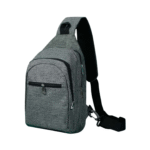 Triangular Sling Crossbody Bag with Headphone Hole & Versatile Wear