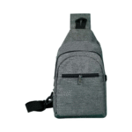 Triangular Sling Crossbody Bag with Headphone Hole & Versatile Wear