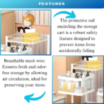 4 Layer Revolving Multi-Purpose Cart