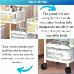 4 Layer Revolving Multi-Purpose Cart