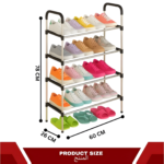 4 Tier Shoe Rack Storage Organizer