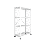 4 Tier Foldable Shelf White