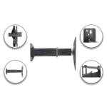 Aluminum Slim Sliding Full-Motion TV Wall Mount