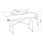 Basic Gaming Desk with Monitor Riser