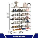Double-Sided Shoe Storage Rack