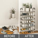 Double-Sided Shoe Storage Rack