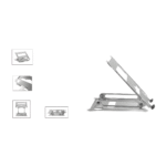 Dual Adjustment Laptop Holder