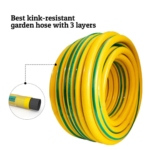 Garden Water Hose Reinforced Yellow 3/4 Inch – 25 Meter