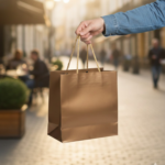 Premium Brown Cube Paper Gift Bag (20x20x20 cm) | Set of 12